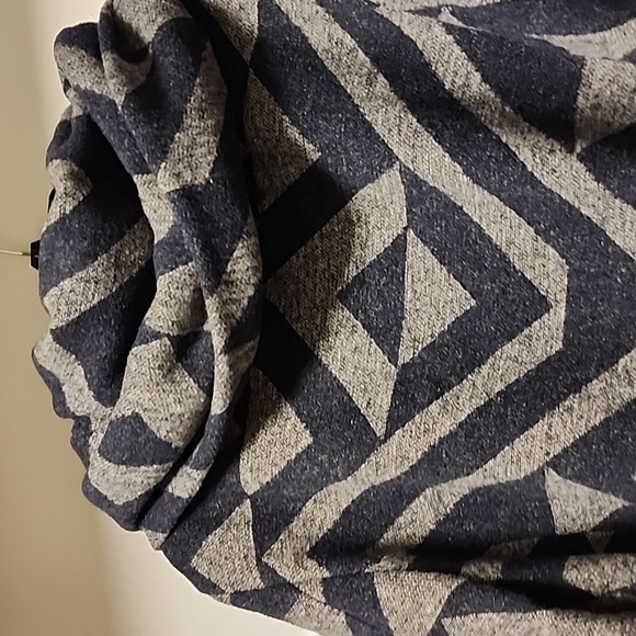 MOSSIMO SUPPLY CO blue and grey wool feeling jacket Large - Picture 8 of 11